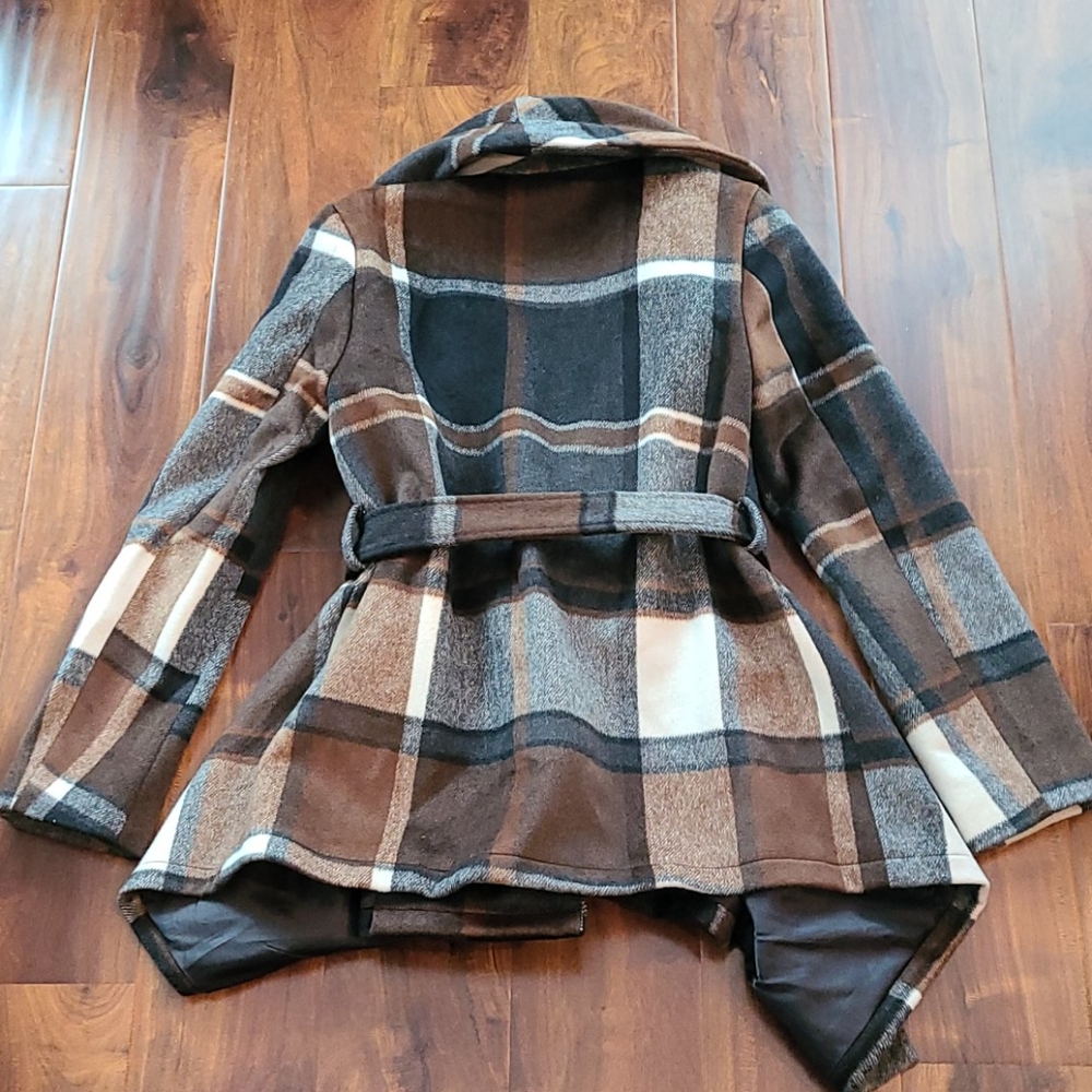 🎈Host Pick🎈 Plaid Turn Down Collar Wool Coat - Picture 13 of 13